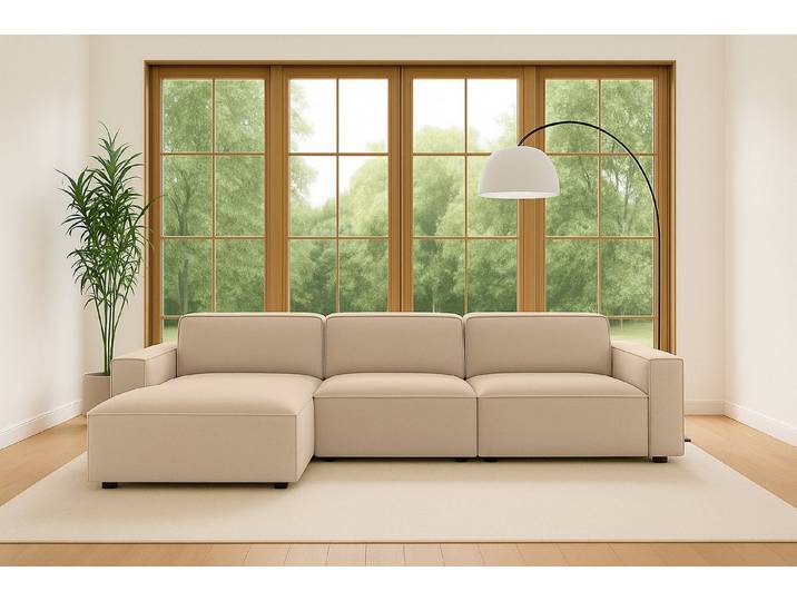 Kaiser Möbel Ecksofa Ecksofa Cursal L-Form – modular, modern, unvergleichlich bequem, Einzelsofa