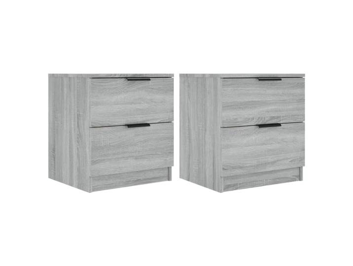 Tables de chevet bois transformé gris 45 x 39 x 50 cm