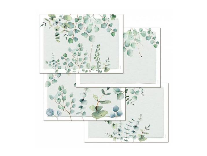 Papiertischset Eucalyptus