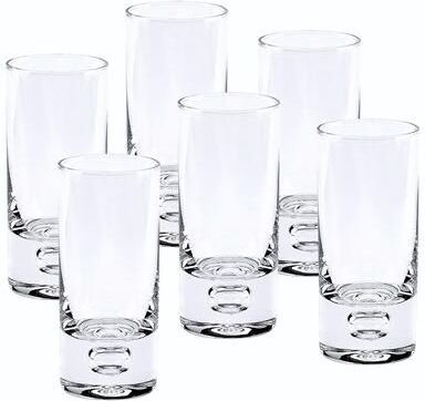Badash Crystal Product Galaxy Mouth Blown Lead Free Crystal 2.5 oz. Shot Glasses (Set of 6)