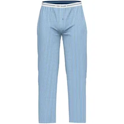 Tom Tailor lange Pyjama-Hose »Dakota« - Herren - Gr. S - hellblau/gestreift