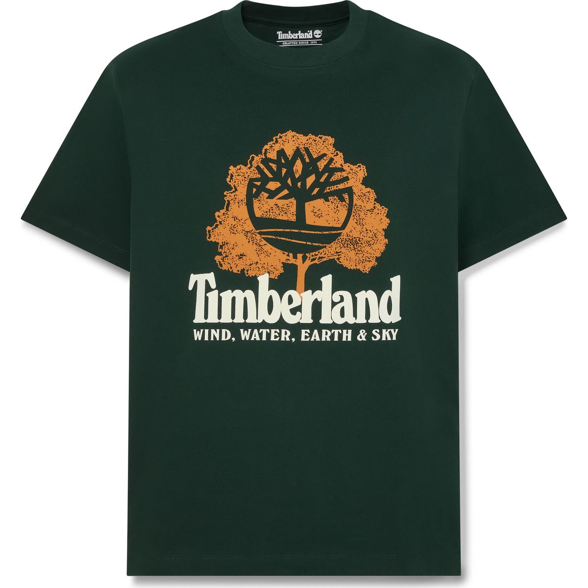 Timberland Mens Wwes Short Sleeve Front Graphic Tee scarab XL TBC0YHF0EA11-XL