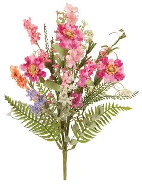 Melrose International Mixed Daisy Floral Bush (Set of 2)
