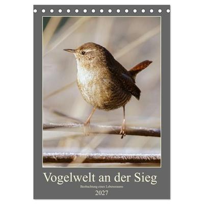 Vogelwelt an der Sieg (Tischkalender 2027 DIN A5 hoch), CALVENDO Monatskalender