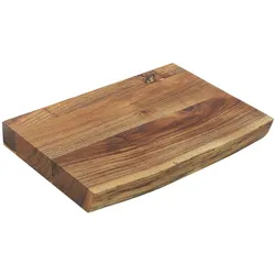 Zassenhaus Hackblock Akazie Unikat 41x30x5 cm, Schneidebrett, Braun