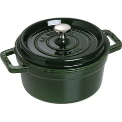La Cocotte Topf 1,7 l grün aus Gusseisen gefertigt