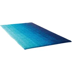 Dyckhoff Bio-Badteppich Colori blau Badteppich 60 x 100 cm