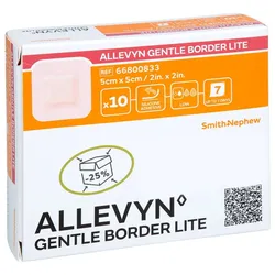 Allevyn Gentle Border Lite 5x5 cm Schaumverband BWB Medical