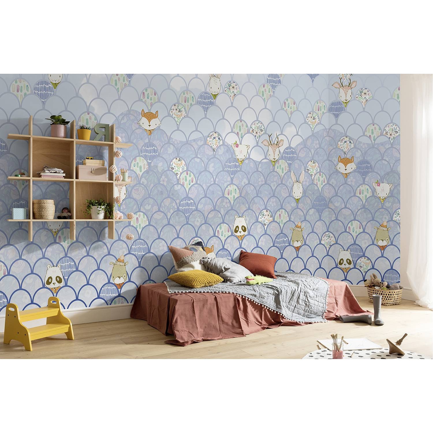 home24 Fotobehang Shelly Bluewave 500cm