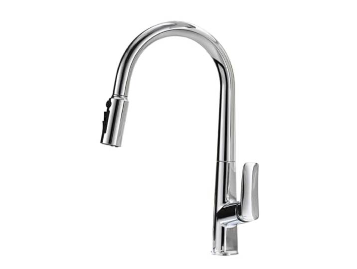 XJTNLB 3 Wege Filter Osmose Wasserhahn Küche Ausziehbar Chrom Spültischarmatur mit Brause Drei-Wege-Wasserhahn 3 in 1 Armatur Küche