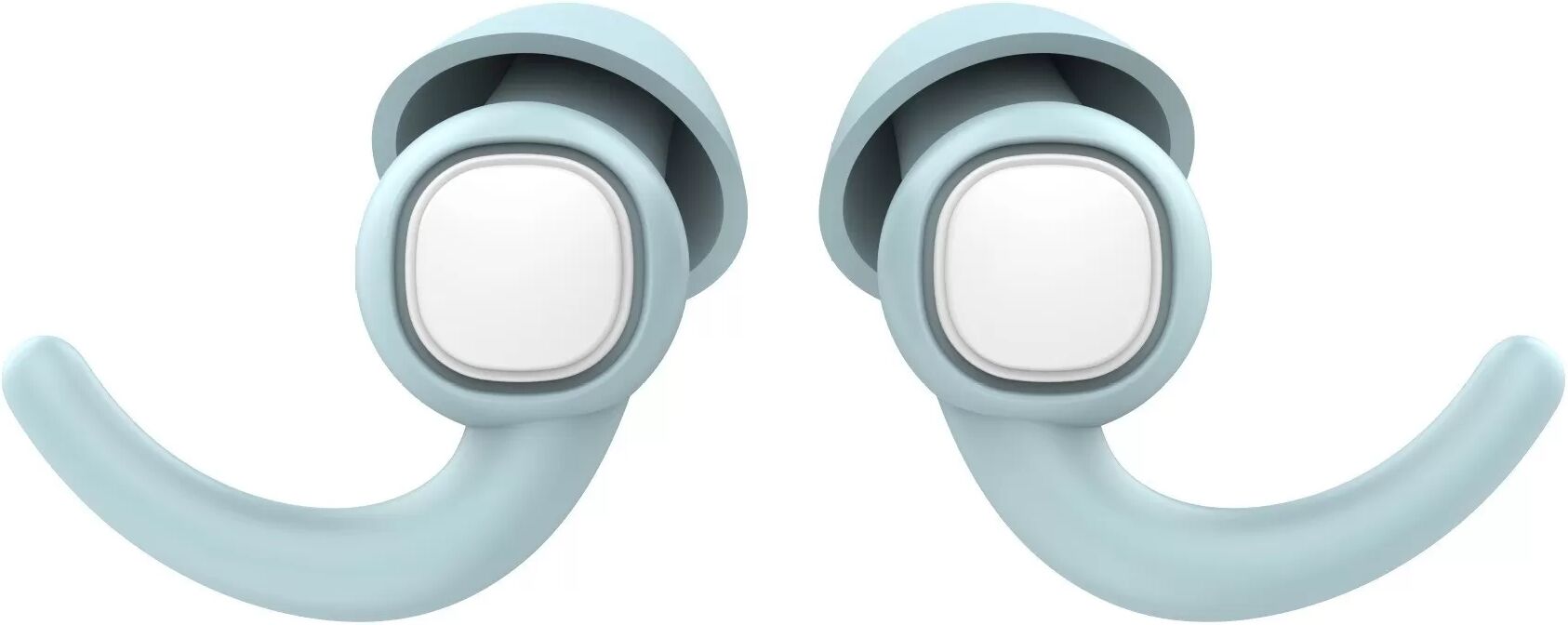 INF Geräuschunterdrückende Silikon-Ohrstöpsel – Komfortabel & Wiederverwendbar für Schlaf, Studium, Schwimmen Blau