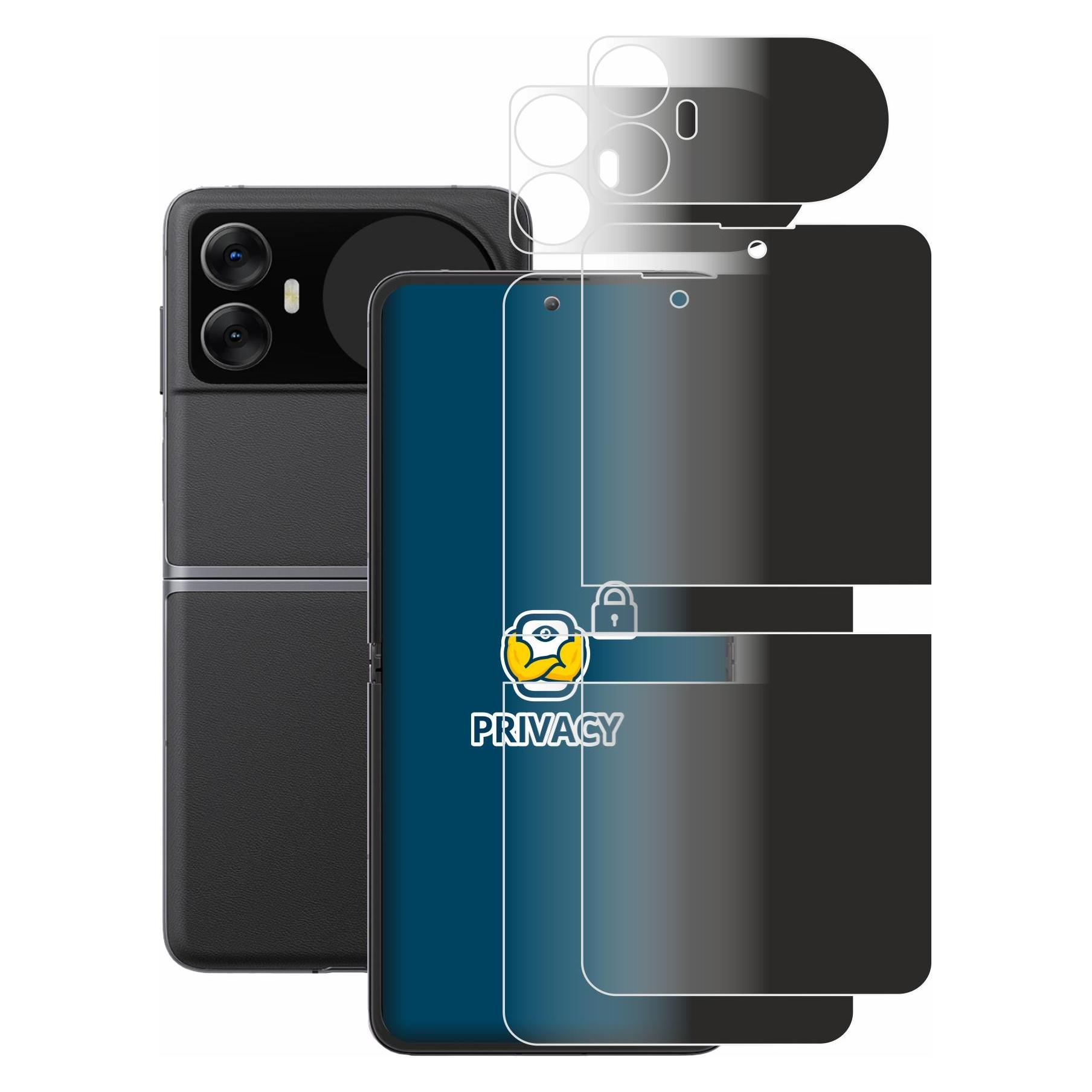 Brotect Sichtschutzfolie Anti-Spy Privacy Folie Blaulicht-Schutz (Blackview A10) (4355285)