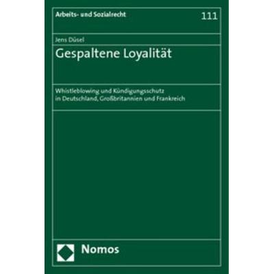 Gespaltene Loyalität, Taschenbuch von Jens Düsel, Nomos, 978-3-8329-3995-3