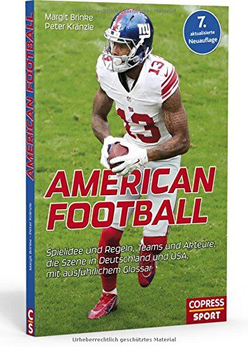 Margit Brinke - American Football: Spielidee und Regeln, Teams und Akteure, die Szene in Deutschland und USA, mit ausführlichem Glossar - Preis vom 18.10.2026 19:22:15 h