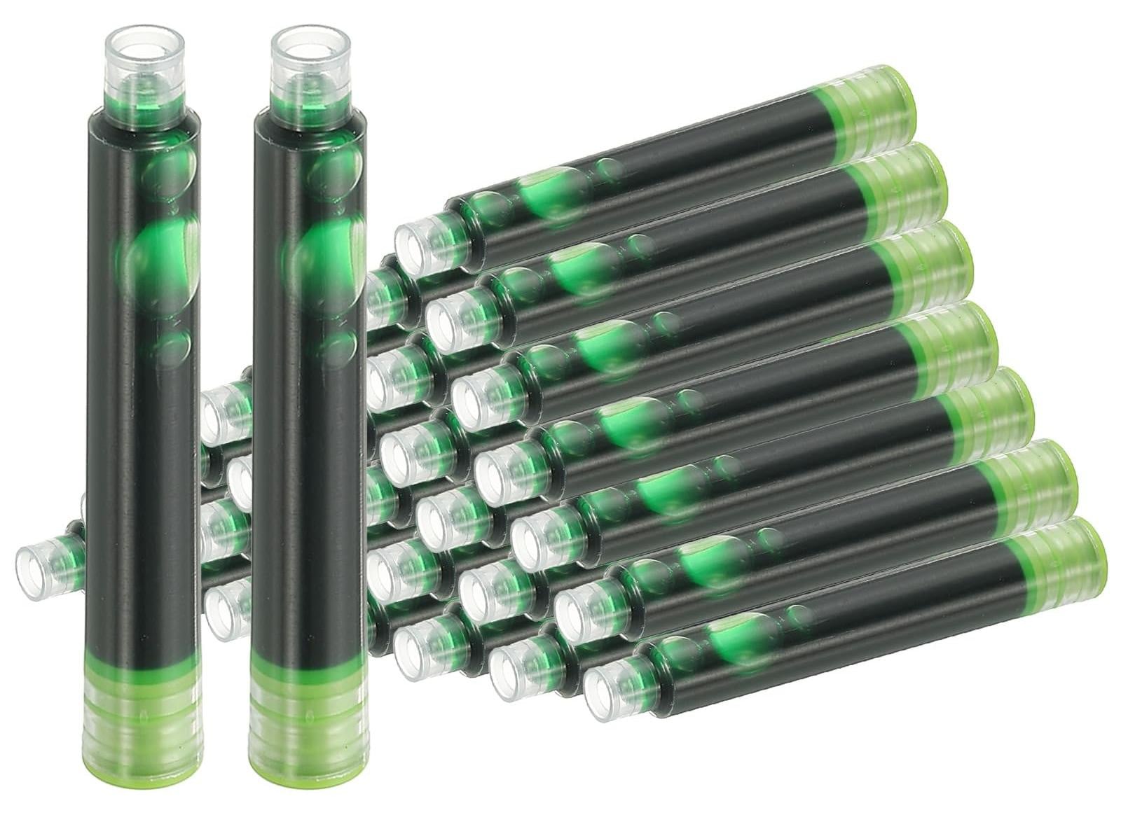 Solidchoice 30 stuks tintenpatronen voor vulpen - Lichtgroen
