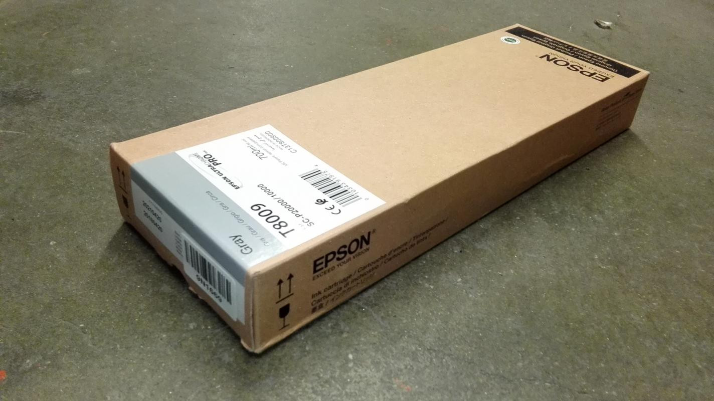 Epson UltraChrome Pro inktpatroon grijs, 700 ml, T8009