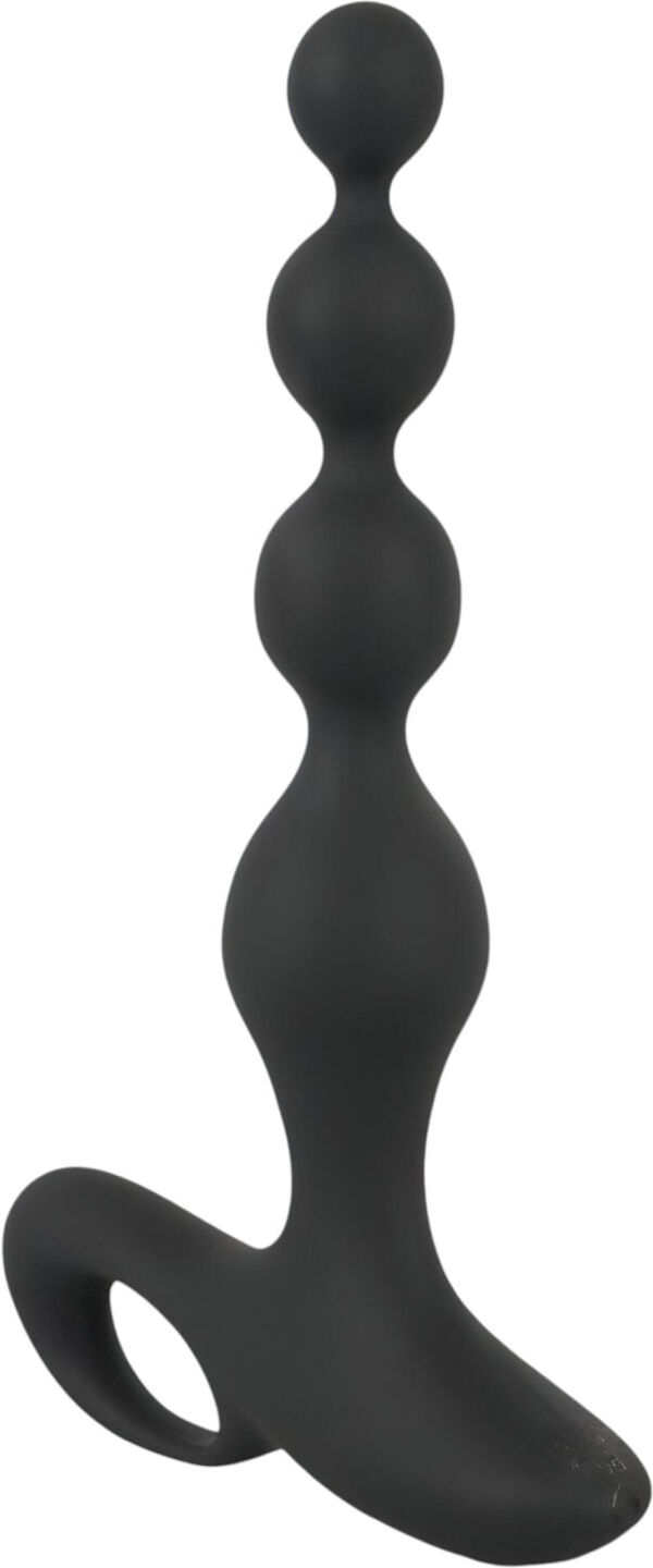 Black Velvets - Anal-Perlekæde Vibrator (Sort)