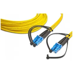 2x Lightwin LWL Duplex Patchkabel (2 m), Netzwerkkabel