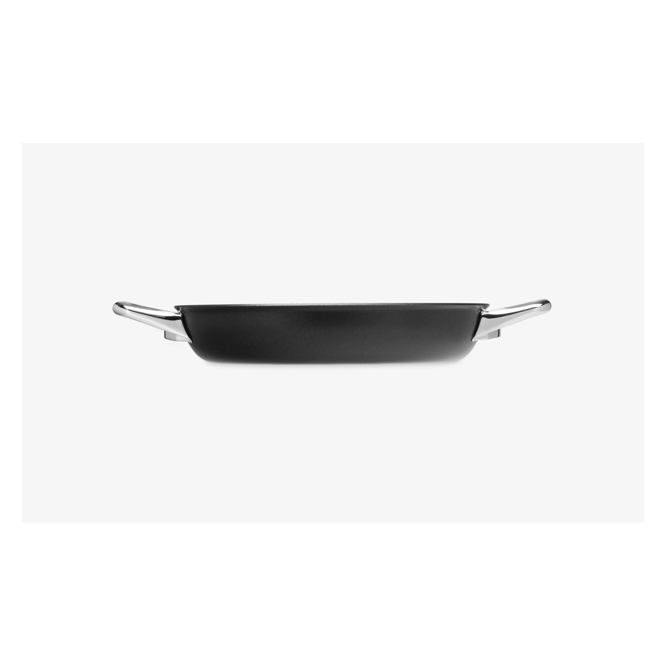 WMF Profi Steak-Servierpfanne 28cm (1771386021), Aluminium, Antihaftbeschichtung - PTFE (Bratpfanne, Edelstahl, 28 x 6 cm) (17.7138.6021)
