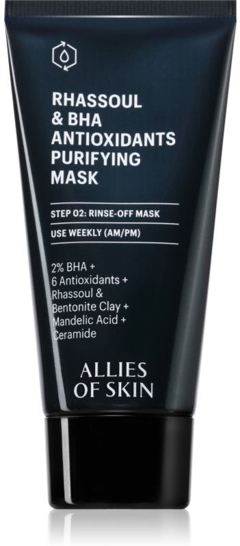 Allies of Skin Rhassoul & BHA Antioxidants Tiefenreinigende Maske 50 ml
