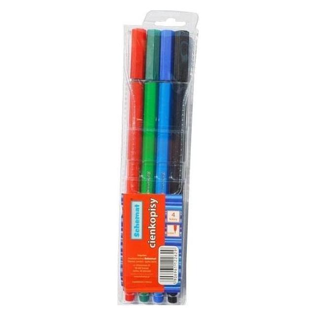 Schemat Fineliner 0,4 mm, 4 Farben (4x) (49006121)