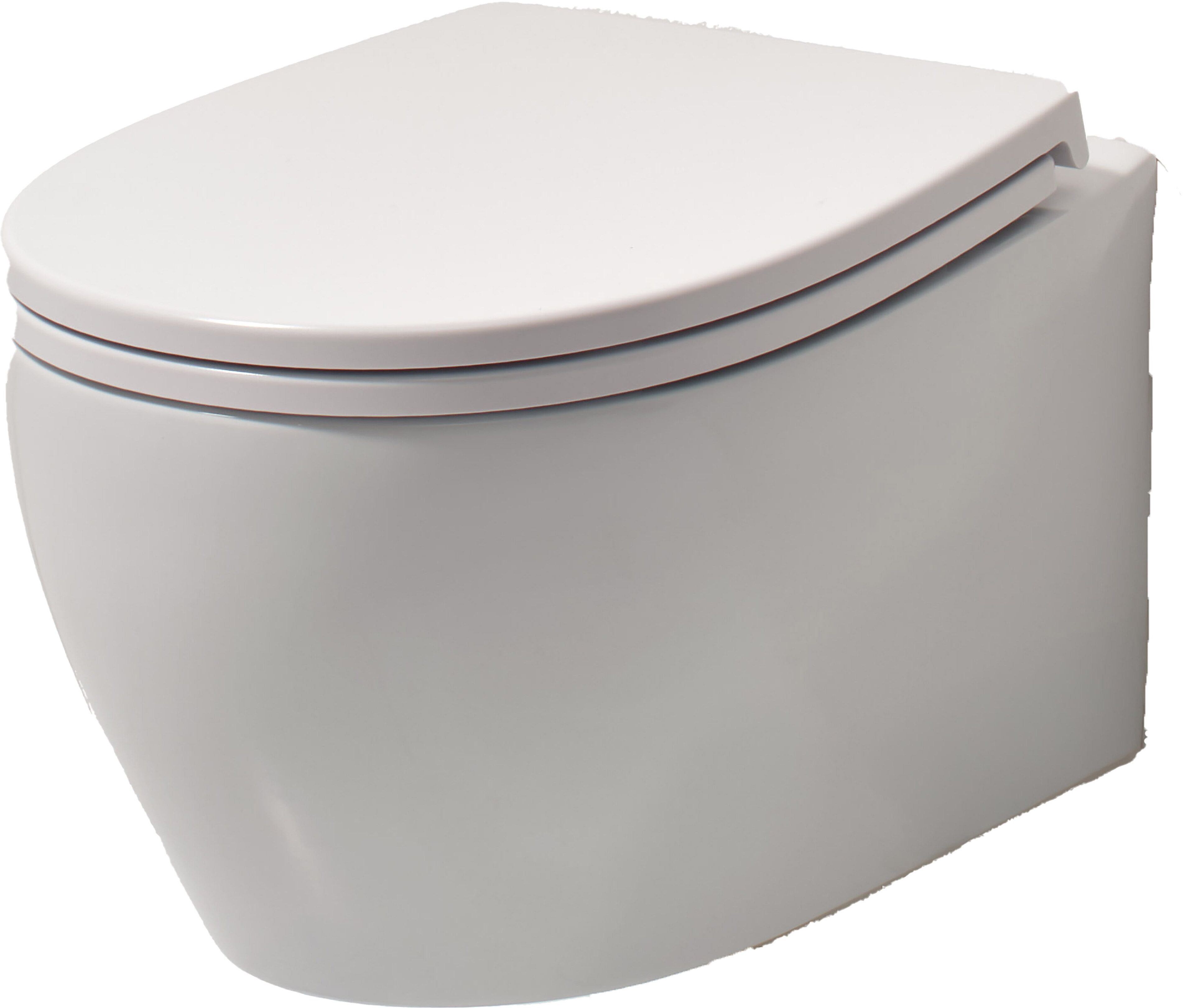 Tecnomat VASO SERIE CLAY SOSPESO SENZA BRIDA  IN CERAMICA BIANCA