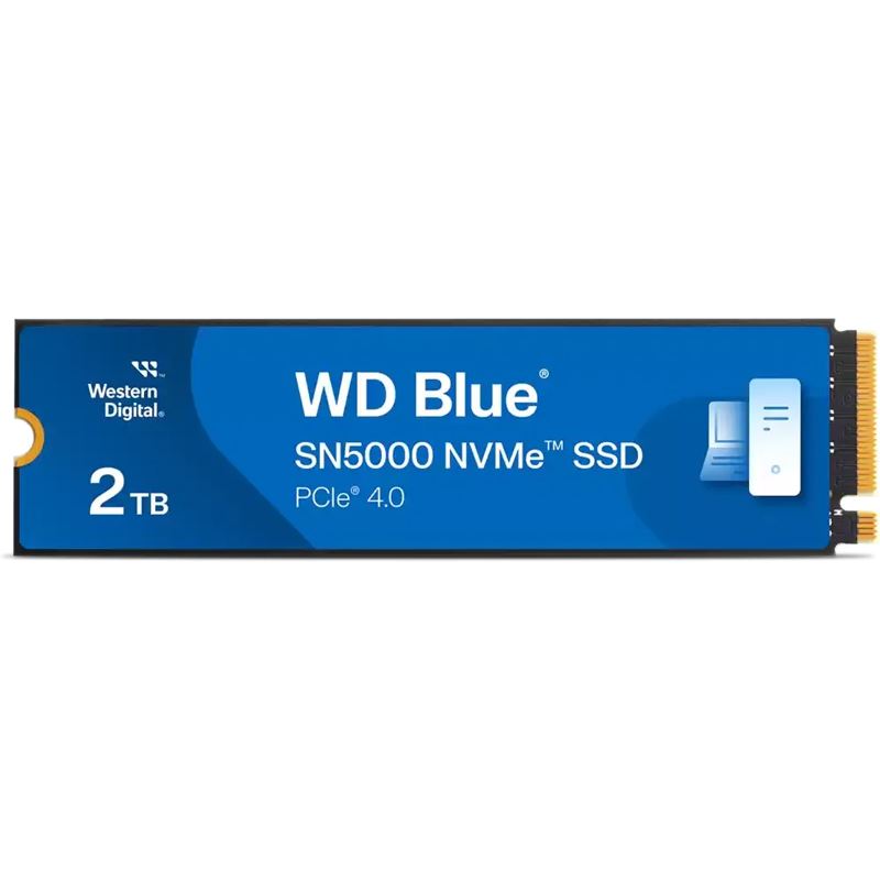 2TB SanDisk WD Blue SN5000 M.2 2280 PCIe 4.0 x4 3D-NAND TLC (WDS200T4B0E)