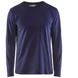 Langarmshirt "3500" - S - marine