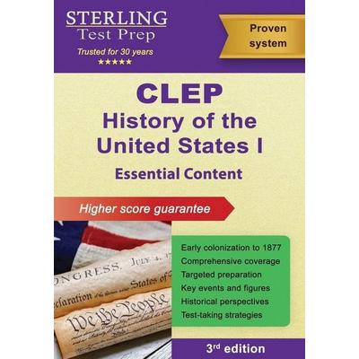 CLEP History of the United States I, Taschenbuch von Sterling Test Prep, Sterling Education
