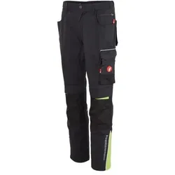 Magni, Arbeitshose, H-Bundhose Performance schwarz/lime Gr. 48 FORTIS (48)