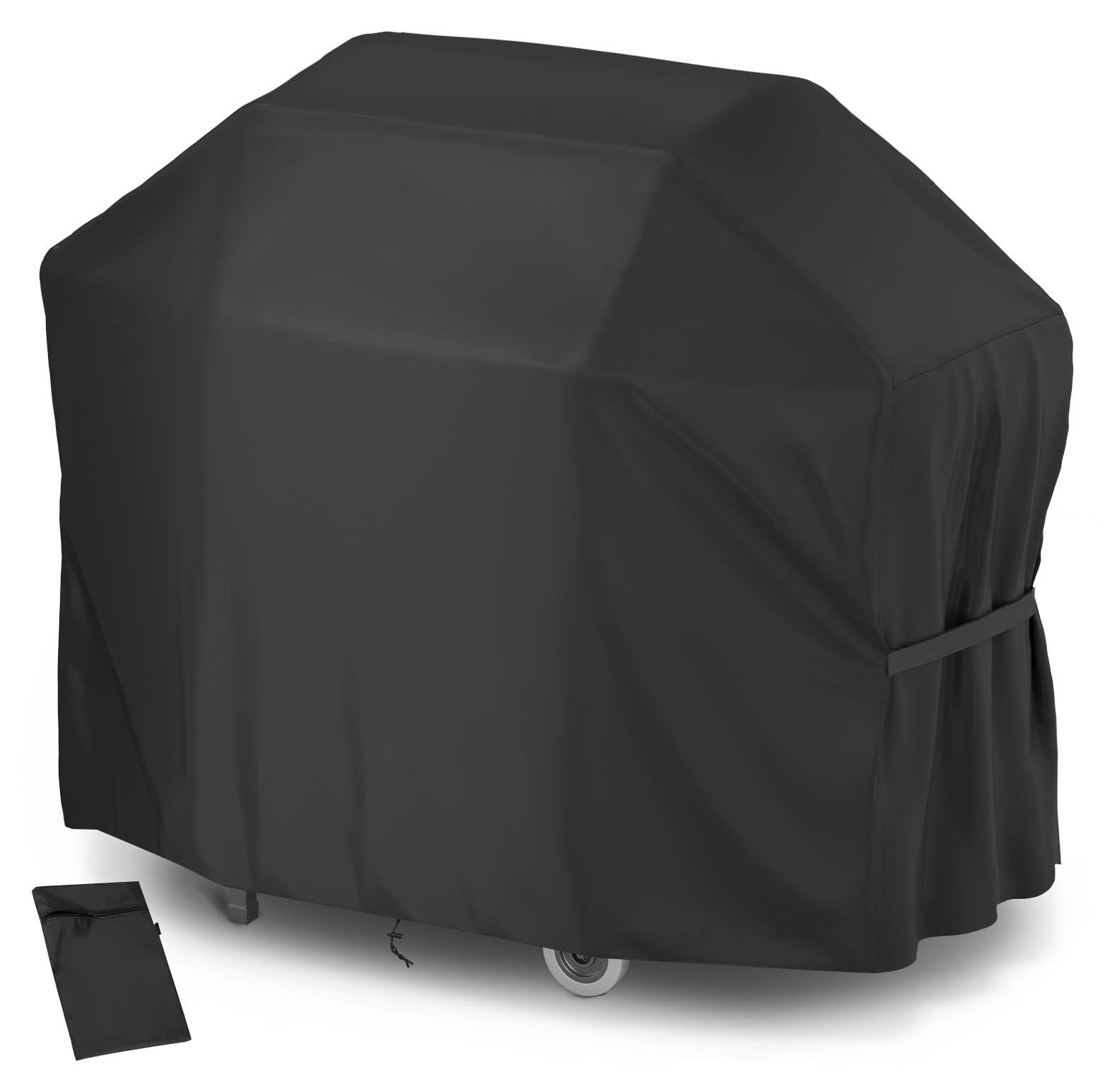Velway Grillhoes zwart, weerbestendig en waterdicht voor gasgrill, B/D/H: 132 x 68 x 109 cm