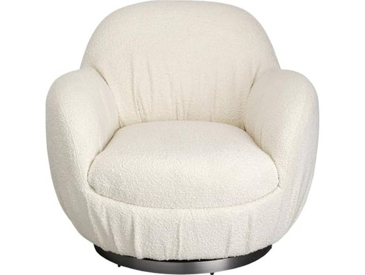 Kare Design Nube Curl crème draaistoel