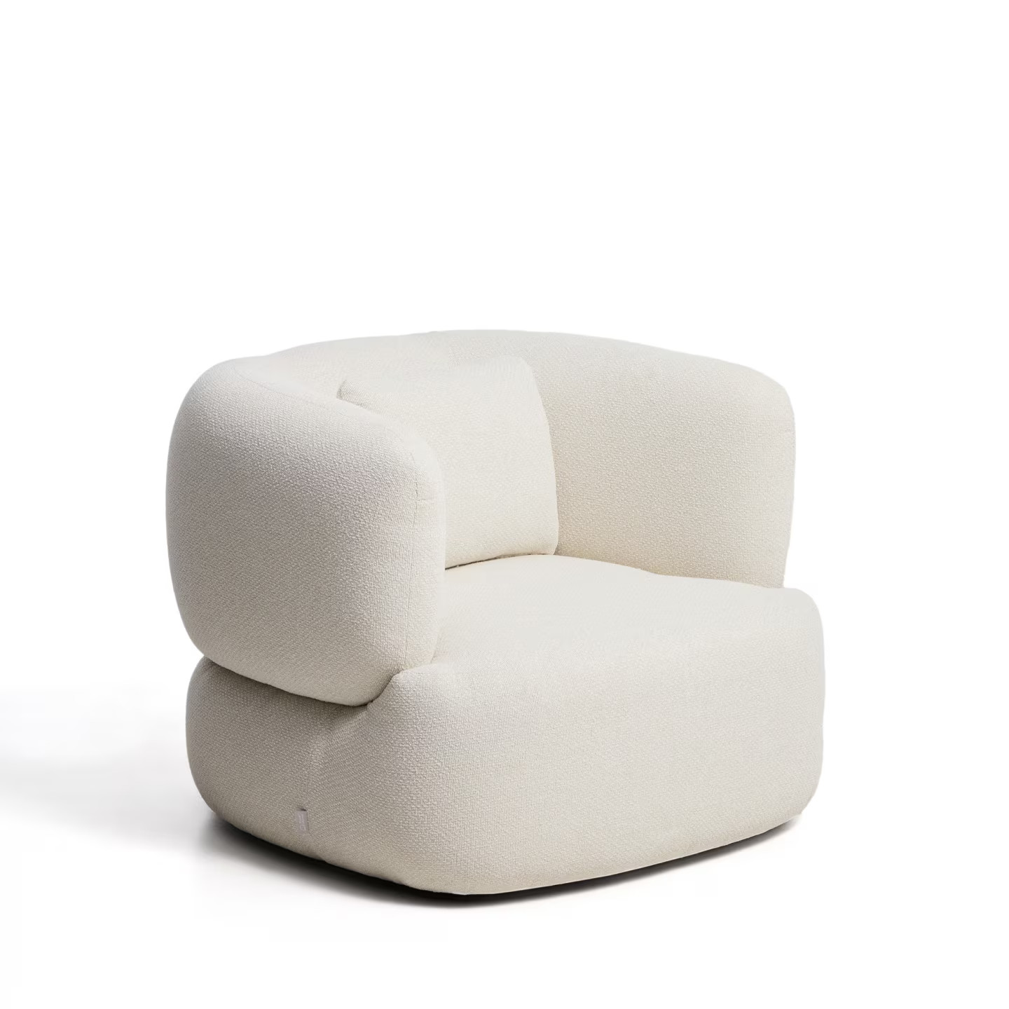 Kave Home Draaifauteuil Martina Chenille - Ecru