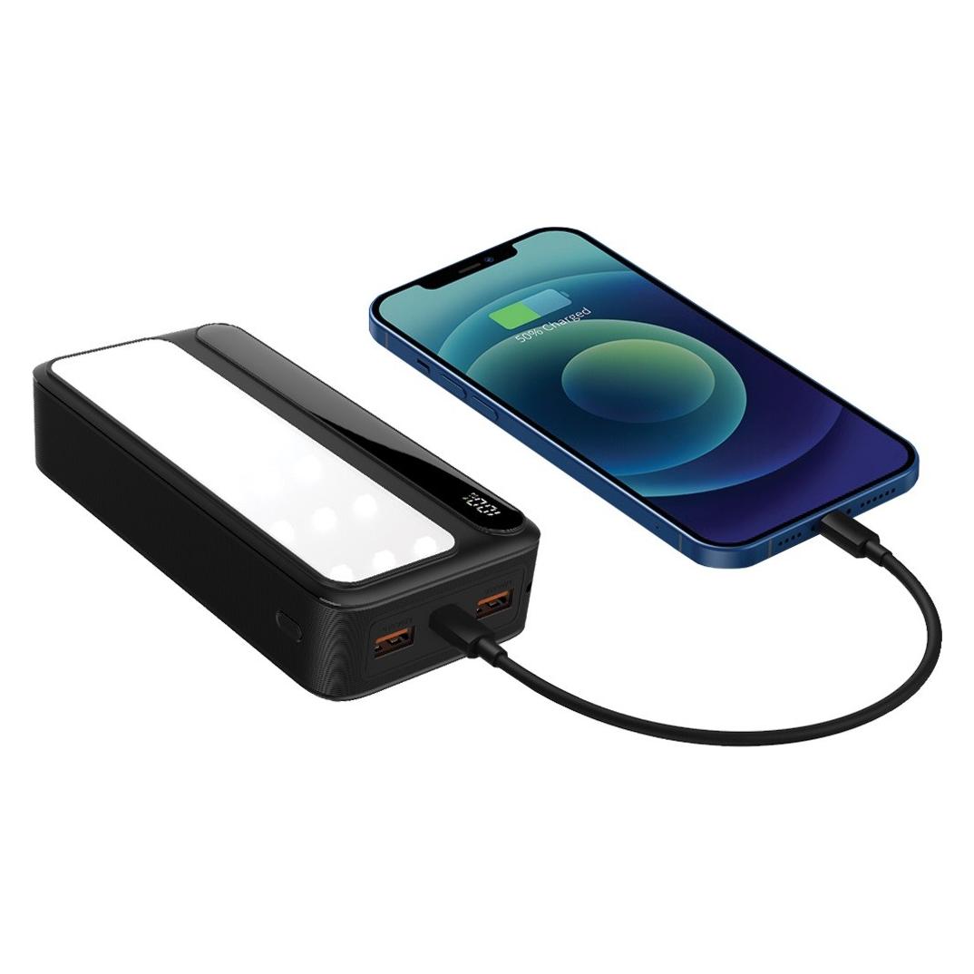 Rebeltec Powerbank P20 LCDPD LAMP 20 000mAh (20000 mAh) (RBLAKT00031)