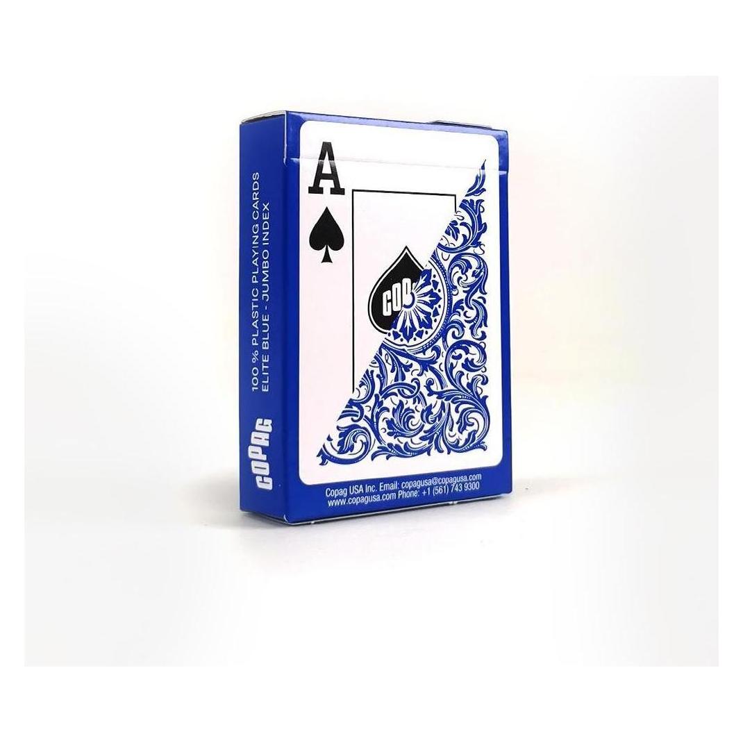 ASS Altenburg COPAG Elite - Jumbo Face - 2 index - Blue Single-Deck (Deutsch, 1 - 10 Spieler) (412380)