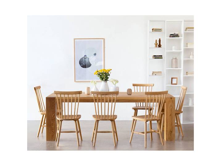 Table George 180 x 110 cm Marron/Chêne