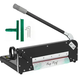 VEVOR Papierschneider SG-299A4 Papierschneidemaschine 63,5 x 36,3 x 40,6 cm Papier Schneidegerät zum Schneiden von Papier Hebelschneider Pulverbeschichtung 45HRC Papierschneidegerät