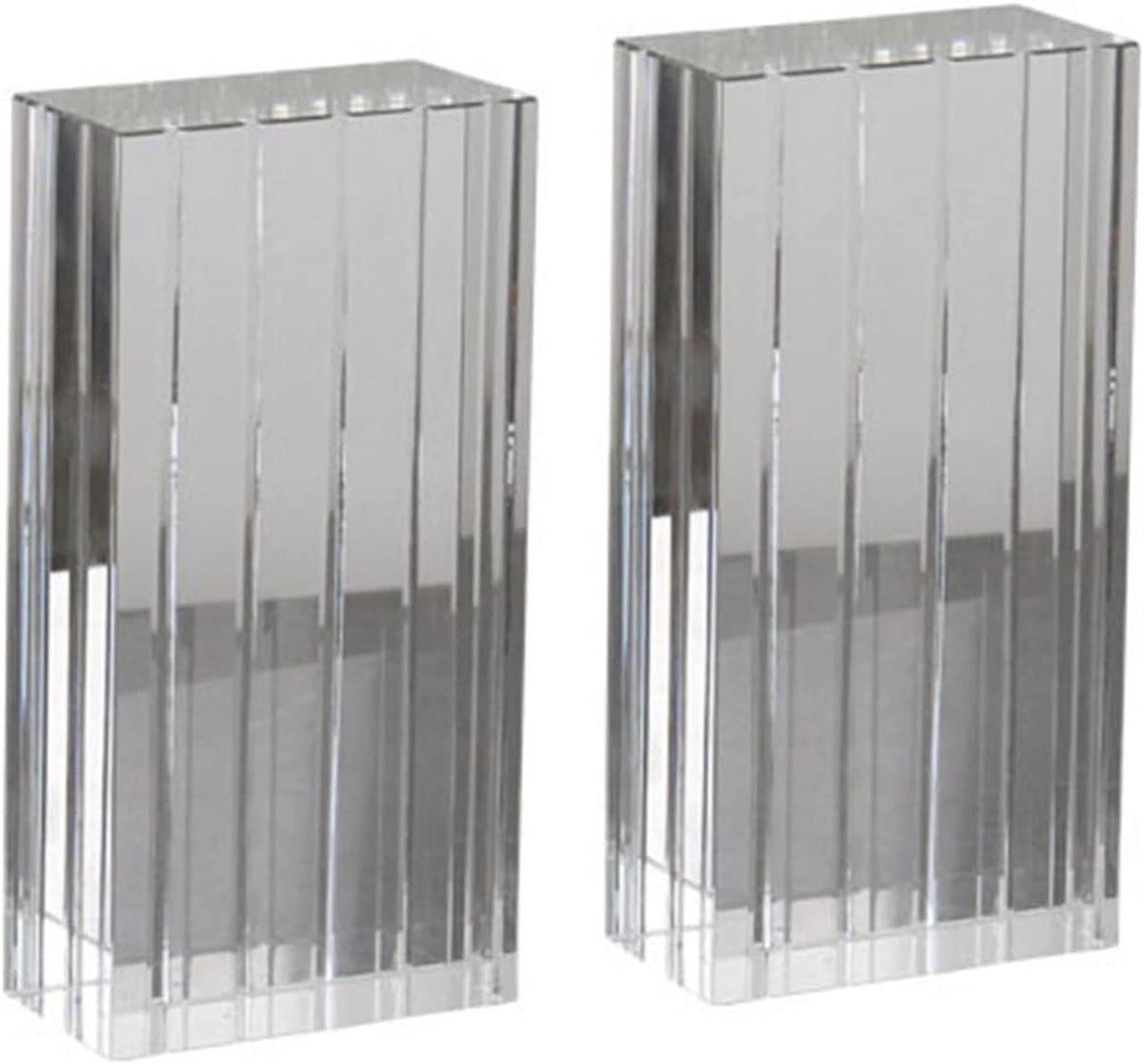 Boekensteunen Kristal Verticale Balk Transparant