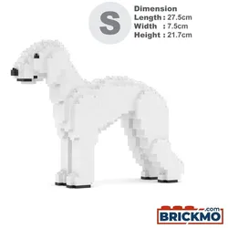 JEKCA Bricks Bedlington Terrier 01 ST19PT80