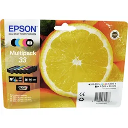 5 Epson Tinten C13T333740 Multipack KCMY PBK 33