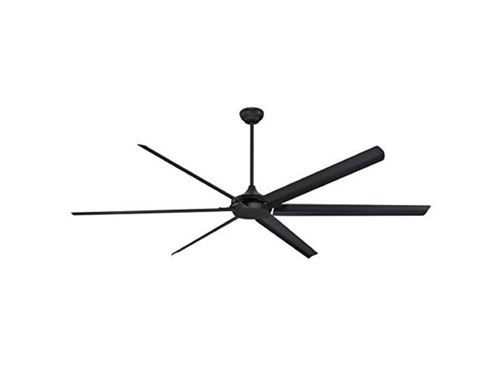 Ventilateur de Plafond d'Intérieur Westinghouse Lighting Widespan de 254 cm en Noir Mat avec Télécommande et Moteur CC