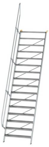 MUNK Günzburger Steigtechnik 600336 Aluminium, Stahl verzinkt Treppe