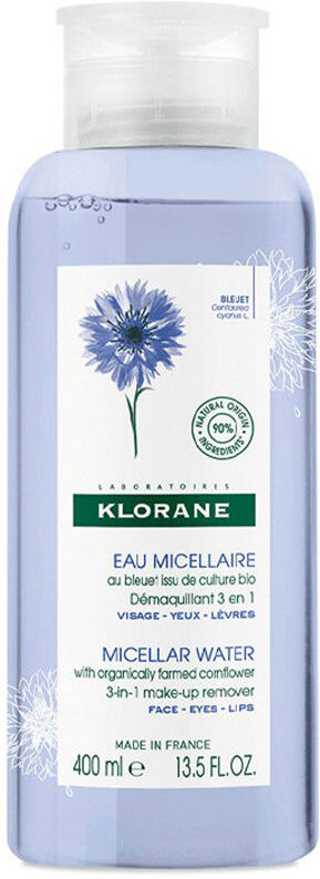 Klorane Eau micellaire nettoyante au bleuet bio 400 ml