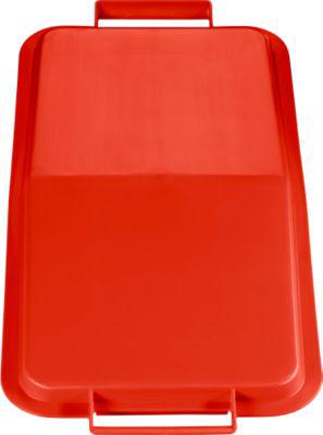Deckel für Abfallbehälter 60 Liter, rot