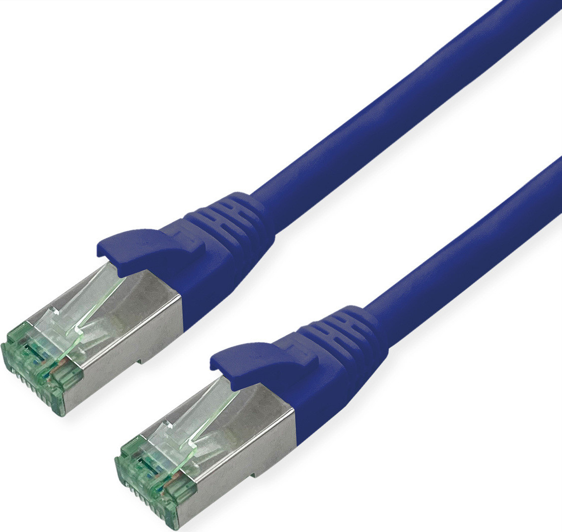 ROLINE RM patchkabel Cat.6A S/FTP (PiMF), blauw, 5 meter