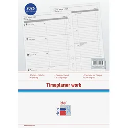 Rido Wochenkalendarium 1 Woche/2 Seiten 14,8x20,8cm A5 2026.