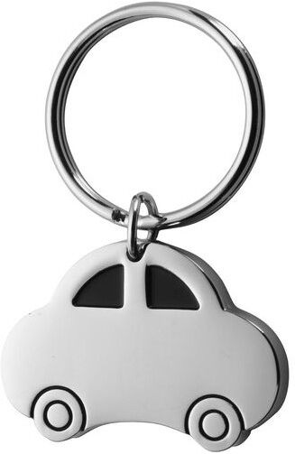 Porte-clés publicitaire lampe métal zinc argenté
