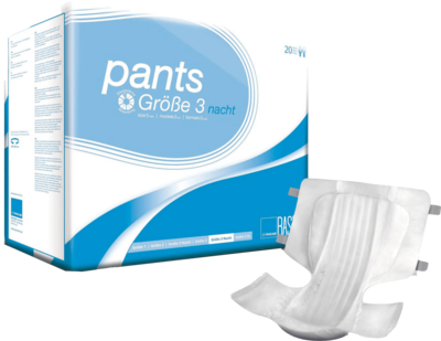 Param GmbH PARAM Pants Basis Nacht Gr.3 20 St 06558275