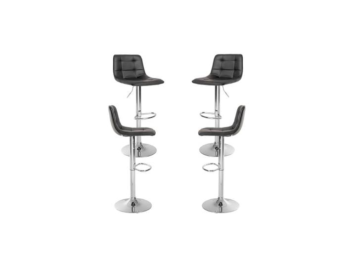 4er Set Linka Hocker - Schwarz