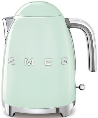 Smeg 50's Retro Style Aesthetic Electric Kettle, Pastel Green